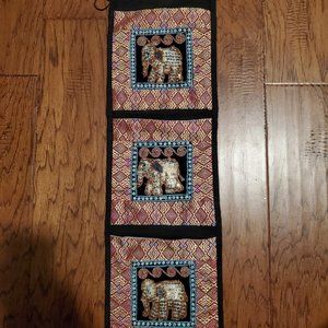 Rare home decoration Thailand elephant hanging wall art organizer